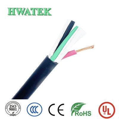 UL2095 4P × 24AWG تراختن محافظ شده مس قوطی شده فومای PE عایق پی وی سی ژاکت 300V کابل 80 °C