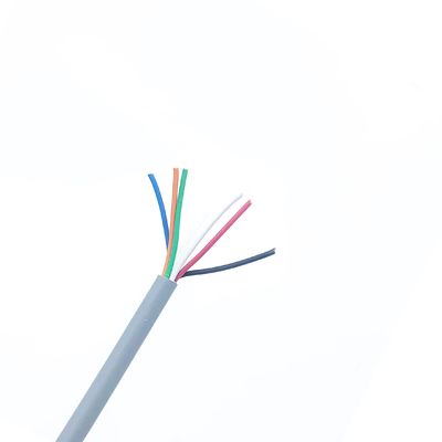 کابل انعطاف پذیر صنعتی UL20276 4Cx28AWG با عایق PP و روکش PVC، رشته های مسی قلع اندود شده برای کاربردهای 80 درجه سانتیگراد و 30 ولت