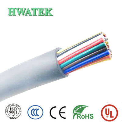 کابل انعطاف پذیر صنعتی UL2464 مسی قلع اندود رشته ای با عایق PVC و روکش PVC 3 هسته 24AWG قطر خارجی 6.2 میلی متر