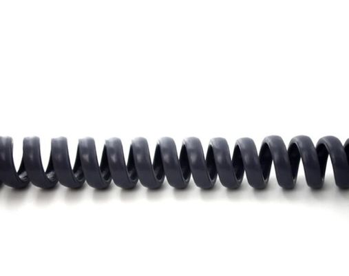 6C × 18AWG + 18C × 24AWG رشته های مسی قلع اندود عایق PVC مواد TPU 80℃ 300V کابل مارپیچ