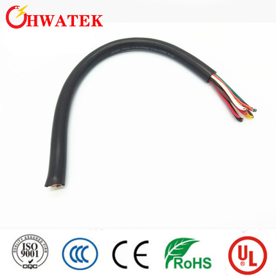 UL2517 کابل انعطاف پذیر صنعتی 4C × 24AWG + W با عایق PVC و جاکت برای کاربردهای 105 °C 300V