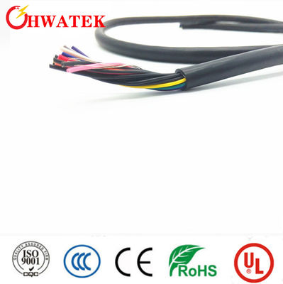 کابل انعطاف پذیر صنعتی مسی قلع اندود رشته ای UL21307 با عایق PVC و روکش FRPE 7C×24AWG+W