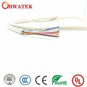 کابل انعطاف پذیر صنعتی UL20276 4Cx28AWG با عایق PP و روکش PVC، رشته های مسی قلع اندود شده برای کاربردهای 80 درجه سانتیگراد و 30 ولت