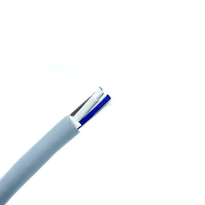 کابل انعطاف پذیر صنعتی UL20276 4Cx28AWG با عایق PP و روکش PVC، رشته های مسی قلع اندود شده برای کاربردهای 80 درجه سانتیگراد و 30 ولت