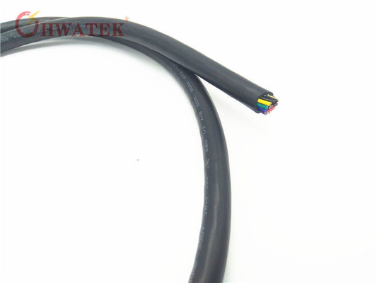 UL20002 TYPE PVC آلیاژ مس قوطی شده و کابل پزشکی 4Coax × 30AWG + 4C × 24AWG 80 °C 30V