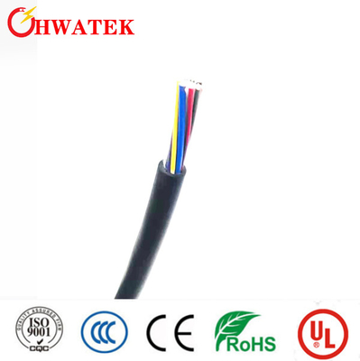 E308860 UL نوع بریده شده مس رشته دار CM 4 جفت 26AWG 30V 80 °C پی وی سی ژاکت CAT5E SFTPable