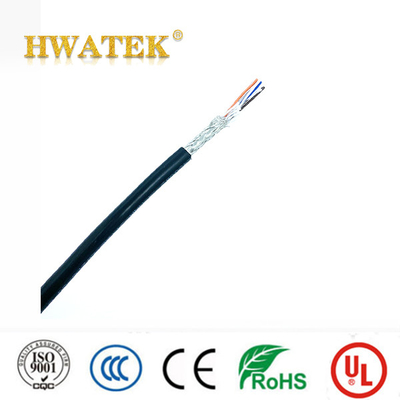 UL2725 TYPE ژاکت پی وی سی مخزن مس مخزن 1 محور × 26AWG + 2C × 24AWG + 1C × 26AWG کابل 30 ولت 80 °C