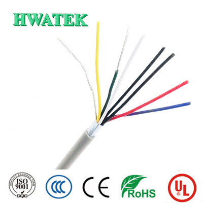 4P × 22 AWG 80℃ 30 ولت TPE ژاکت 30 ولت کابل مسی قلع دار مقاوم در برابر اشعه ماوراء بنفش