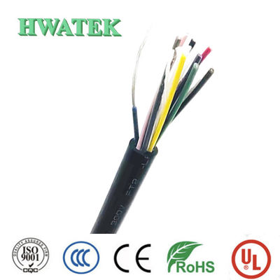 کابل انعطاف پذیر صنعتی UL2464 مسی قلع اندود رشته ای با عایق PVC و روکش PVC 3 هسته 24AWG قطر خارجی 6.2 میلی متر