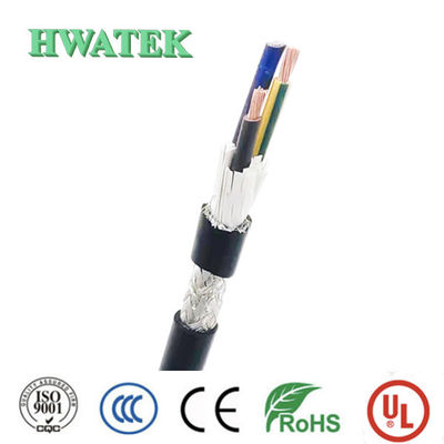 CL3&UL2464 کابل انعطاف پذیر صنعتی مس قوطی شده با عایق SR-PVC ژاکت PVC 8P × 22AWG + ADB