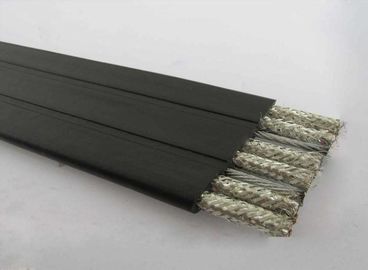 ژاکت پی وی سی قلع مسی رشته بدون محافظ کابل تخت 300 ولت 105 ℃ UL2651 10F × 22AWG