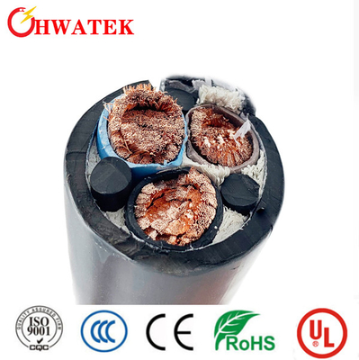کابل شارژ خودروی الکتریکی دارای گواهی CQC EVE 3Cx10AWG+2Cx18AWG