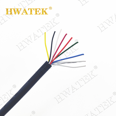 کابل محافظ بافته انعطاف پذیر الکتریکی UL2464 AWM 2464 62Cx24AWG+ADB