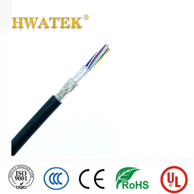 UL2464 کابل برق محافظت شده از پی وی سی 24-28AWG سیم صنعتی 300 ولت